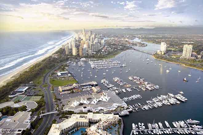A new day dawns over the Gold Coast, the venue for Southport Yacht Club’s signature summer event, Sail Paradise, starting January 13, 2016 © Bronwen Hemmings